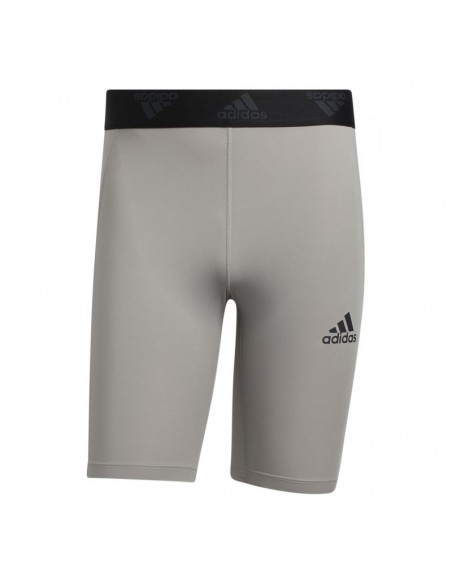 Adidas Techfit H08825 Ανδρικό Αθλητικό Κολάν Compression Κοντό Γκρι