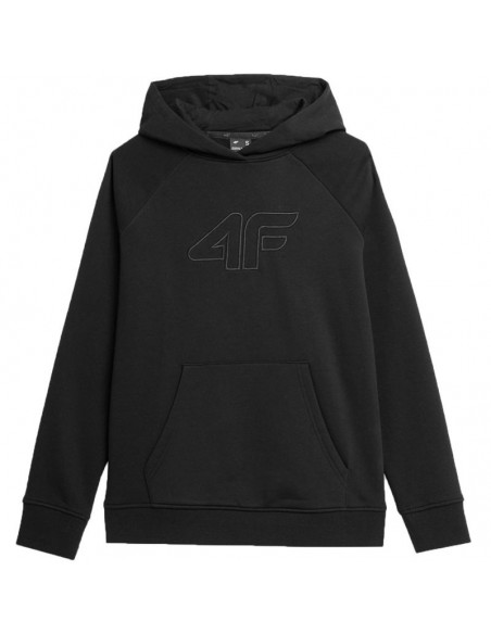 4F Γυναικείο Φούτερ με Κουκούλα Μαύρο 4FAW23TSWSF0765-20S