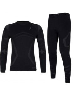 Alpinus Παιδικό Ισοθερμικό Σετ Μαύρο SI1023