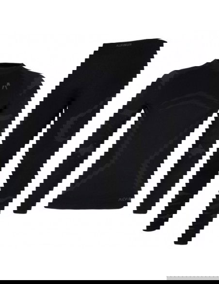 Alpinus Παιδικό Ισοθερμικό Σετ Μαύρο SI1023