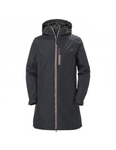 Helly Hansen Μακρύ Γυναικείο Puffer Μπουφάν για Χειμώνα Navy Μπλε 62395-860