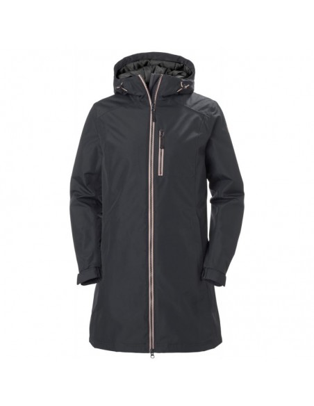 Helly Hansen Μακρύ Γυναικείο Puffer Μπουφάν για Χειμώνα Navy Μπλε 62395-860
