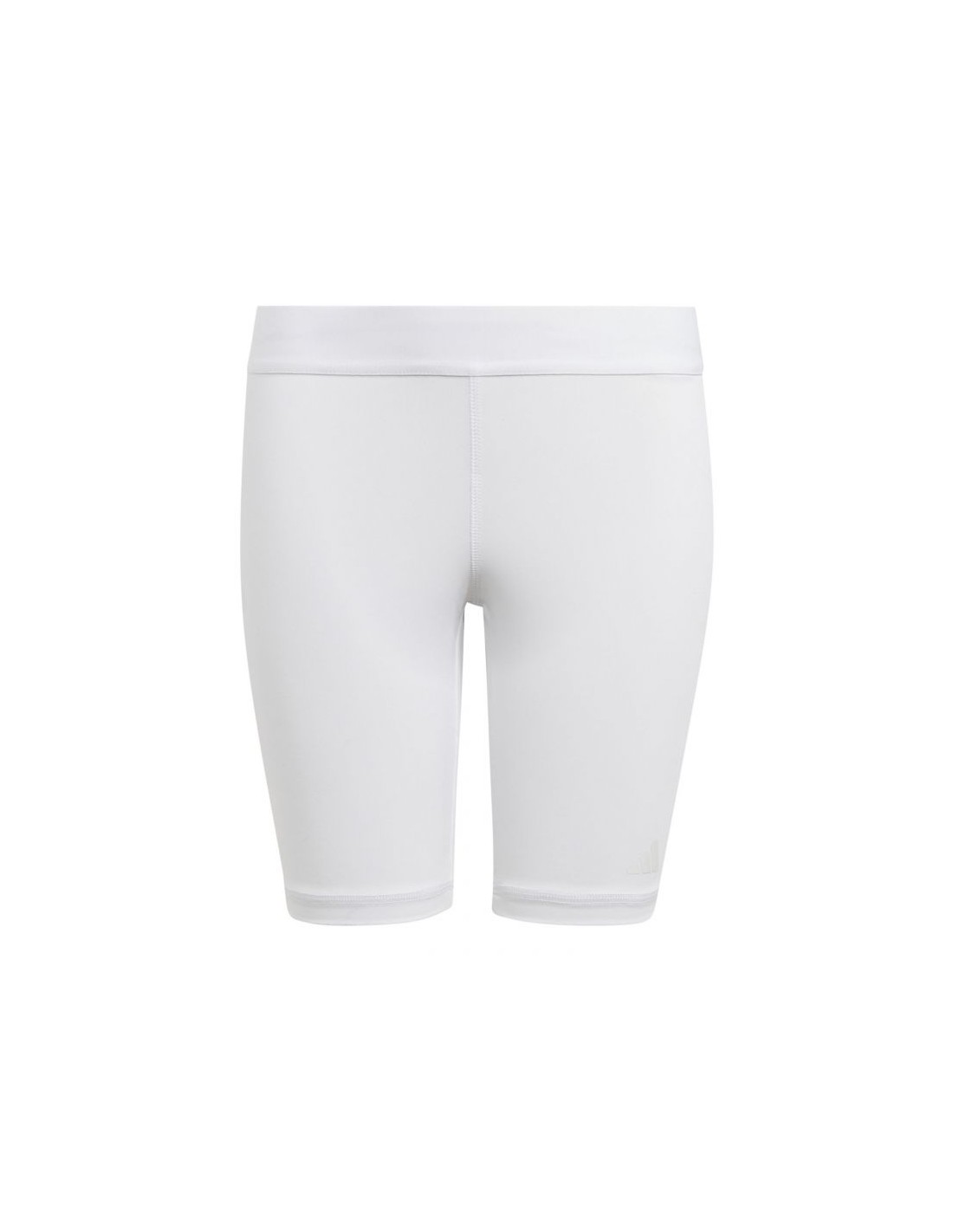 Adidas Παιδικό Κολάν Αθλητικό Κοντό Λευκό Techfit IA1210