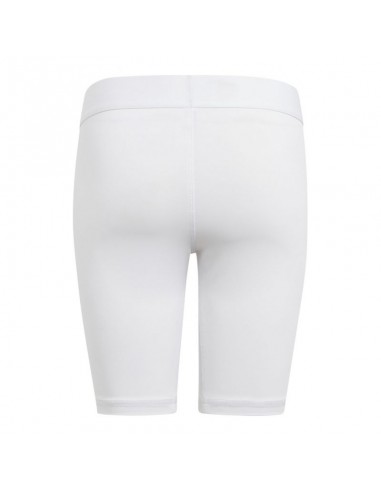 Adidas Παιδικό Κολάν Αθλητικό Κοντό Λευκό Techfit IA1210