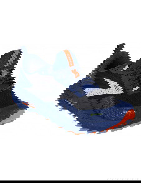 Brooks Cascadia 17 110402-062 Ανδρικά Αθλητικά Παπούτσια Running Μπλε Αδιάβροχα με Μεμβράνη Gore-Tex