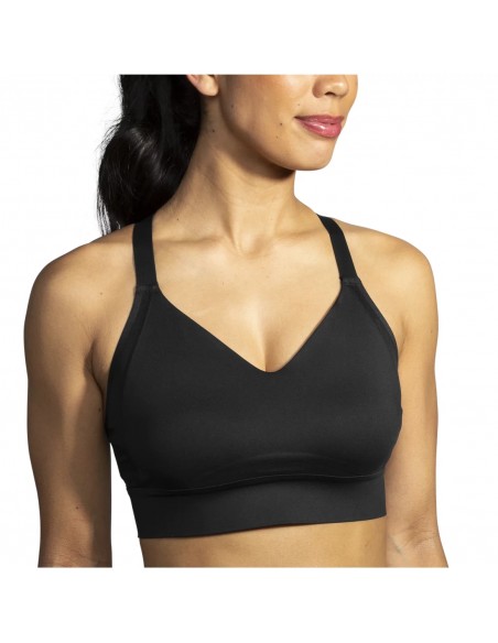 Brooks Γυναικείο Αθλητικό Μπουστάκι Μαύρο 300643-001