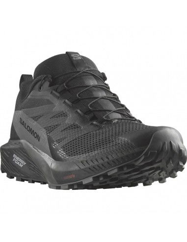 Salomon Sense Ride 5 GTX L47147200 Ανδρικά Αθλητικά Παπούτσια Trail Running Μαύρα Αδιάβροχα με Μεμβράνη Gore-Tex