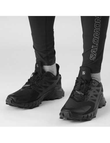 Salomon Supercross 4 GTX L41731600 Ανδρικά Αθλητικά Παπούτσια Trail Running Μαύρα Αδιάβροχα με Μεμβράνη Gore-Tex