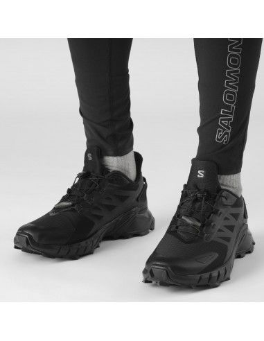 Salomon Supercross 4 GTX L41731600 Ανδρικά Αθλητικά Παπούτσια Trail Running Μαύρα Αδιάβροχα με Μεμβράνη Gore-Tex