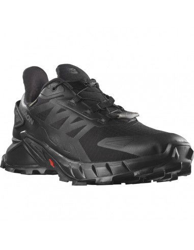 Salomon Supercross 4 GTX L41731600 Ανδρικά Αθλητικά Παπούτσια Trail Running Μαύρα Αδιάβροχα με Μεμβράνη Gore-Tex