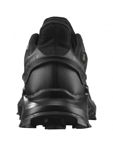 Salomon Supercross 4 GTX L41731600 Ανδρικά Αθλητικά Παπούτσια Trail Running Μαύρα Αδιάβροχα με Μεμβράνη Gore-Tex