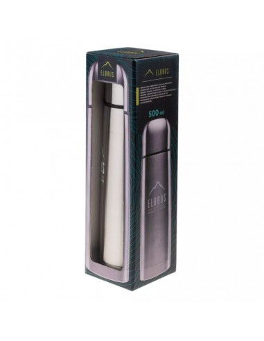 Elbrus Μπουκάλι Θερμός Γκρι 500ml 92800398173