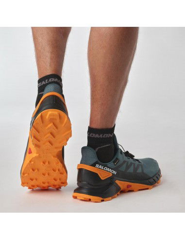 Salomon Supercross 4 L41736600 Ανδρικά Αθλητικά Παπούτσια Trail Running Πολύχρωμα Αδιάβροχα με Μεμβράνη Gore-Tex