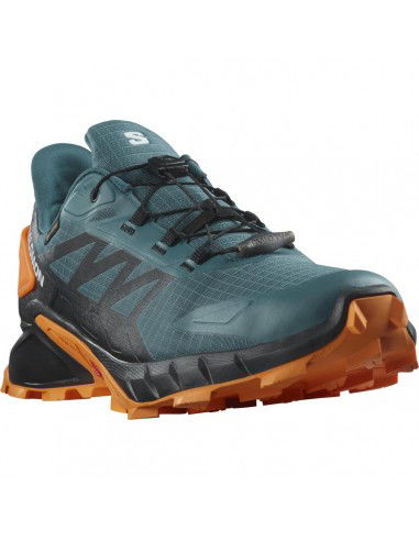 Salomon Supercross 4 L41736600 Ανδρικά Αθλητικά Παπούτσια Trail Running Πολύχρωμα Αδιάβροχα με Μεμβράνη Gore-Tex
