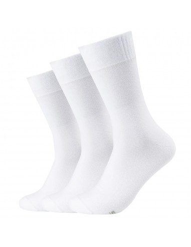 Skechers Ανδρικές Μονόχρωμες Κάλτσες Λευκές 3Pack SK41007-1000