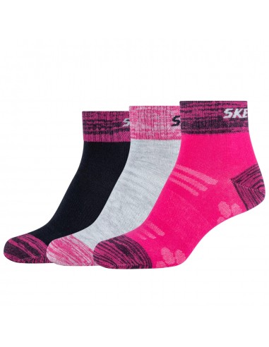 Skechers Αθλητικές Παιδικές Κάλτσες Μακριές Φούξια 3 Ζευγάρια SK42022-0400