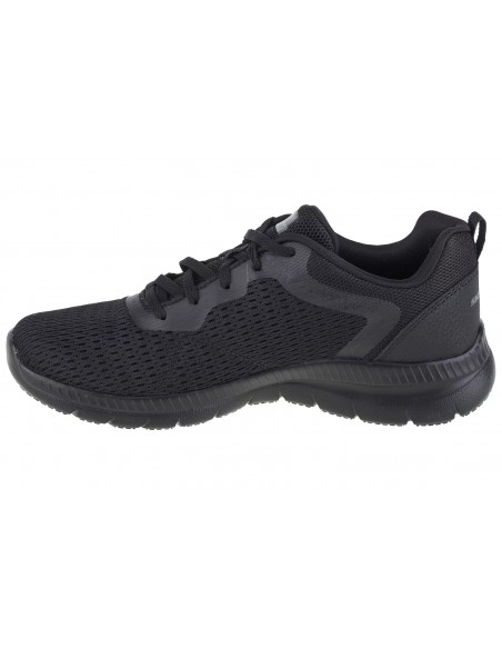 Skechers Engineered Mesh Lace-Up Γυναικεία Sneakers Μαύρα 12607-BBK