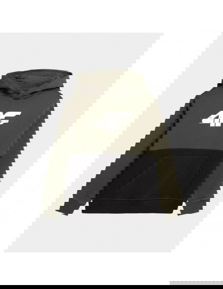 4F Παιδικό Φούτερ με Κουκούλα Χακί 4FJAW23TSWSM628-43S