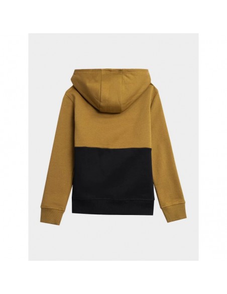 4F Παιδικό Φούτερ με Κουκούλα Καφέ 4FJAW23TSWSM628-74S