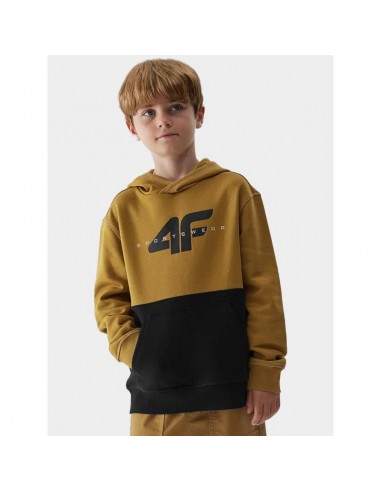 4F Παιδικό Φούτερ με Κουκούλα Καφέ 4FJAW23TSWSM628-74S