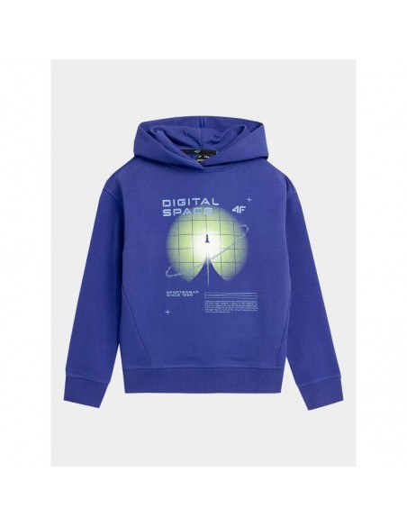 4F Παιδικό Φούτερ Μπλε 4FJAW23TSWSM632-36S