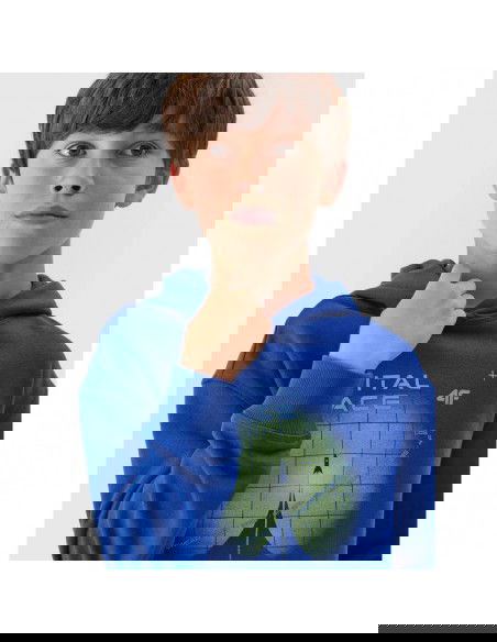 4F Παιδικό Φούτερ Μπλε 4FJAW23TSWSM632-36S