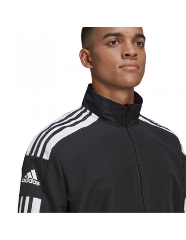 Adidas Squadra 21 Pre Training Ανδρική Φούτερ Ζακέτα με Τσέπες Μαύρη GK9549