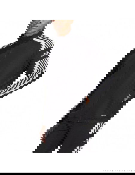 Adidas Squadra 21 Pre Training Ανδρική Φούτερ Ζακέτα με Τσέπες Μαύρη GK9549