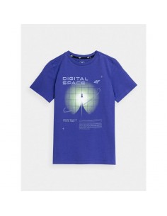 4F Παιδικό T-shirt Μπλε 4FJAW23TTSHM0798-36S