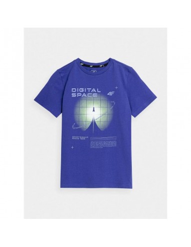 4F Παιδικό T-shirt Μπλε 4FJAW23TTSHM0798-36S