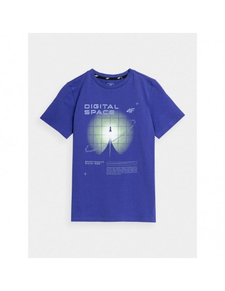 4F Παιδικό T-shirt Μπλε 4FJAW23TTSHM0798-36S