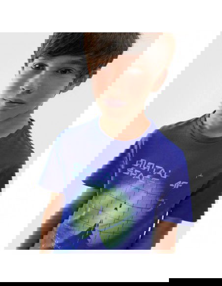 4F Παιδικό T-shirt Μπλε 4FJAW23TTSHM0798-36S
