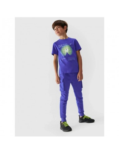 4F Παιδικό T-shirt Μπλε 4FJAW23TTSHM0798-36S