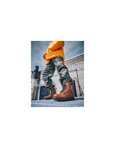 Dr. Martens 1460 Serena Γυναικεία Αρβυλάκια με Γούνα Καφέ 27782225