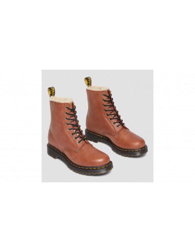 Dr. Martens 1460 Serena Γυναικεία Αρβυλάκια με Γούνα Καφέ 27782225