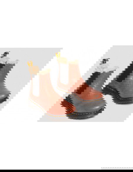 Dr. Martens 2976 Δερμάτινα Γυναικεία Chelsea Μποτάκια Καφέ 27784225