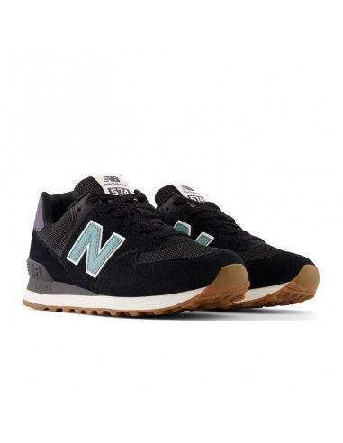New Balance 574 Γυναικεία Sneakers Μαύρα WL574RA
