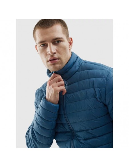 4F Ανδρικό Χειμωνιάτικο Μπουφάν Puffer Μπλε 4FAW23TDJAM239-32S
