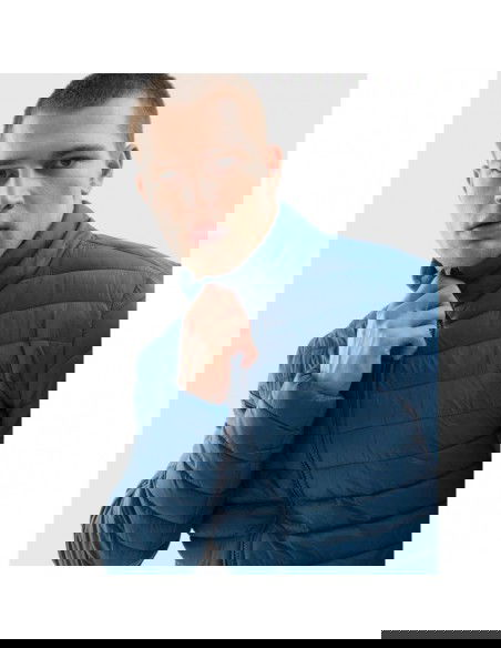 4F Ανδρικό Χειμωνιάτικο Μπουφάν Puffer Μπλε 4FAW23TDJAM239-32S