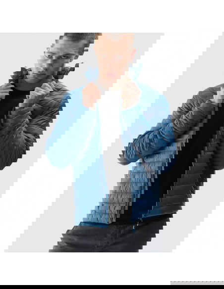 4F Ανδρικό Χειμωνιάτικο Μπουφάν Puffer Μπλε 4FAW23TDJAM239-32S