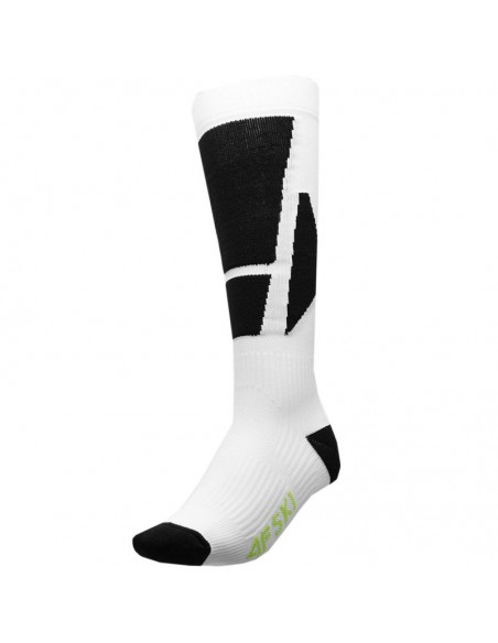 4F Fnk 4FWAW23UFSOF107-11S Γυναικείες Κάλτσες Σκι & Snowboard Λευκές 1 Ζεύγος