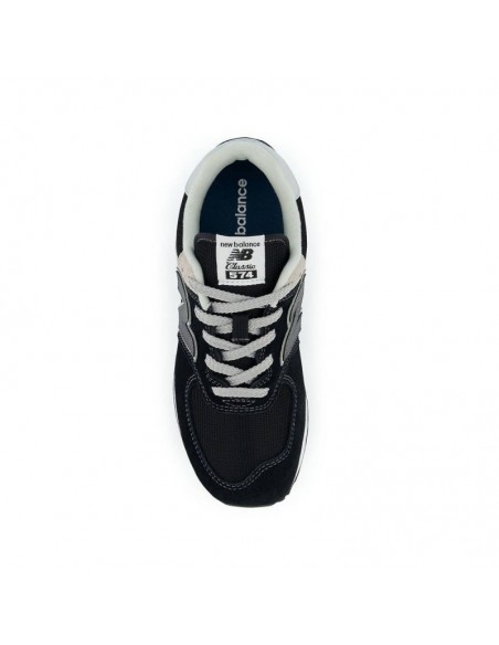 New Balance Παιδικά Sneakers 574 Μαύρα GC574EVB