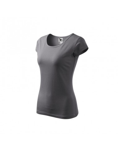 Malfini Γυναικείο Διαφημιστικό T-shirt Κοντομάνικο σε Γκρι Χρώμα MLI-12236