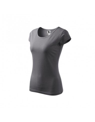 Malfini Γυναικείο Διαφημιστικό T-shirt Κοντομάνικο σε Γκρι Χρώμα MLI-12236