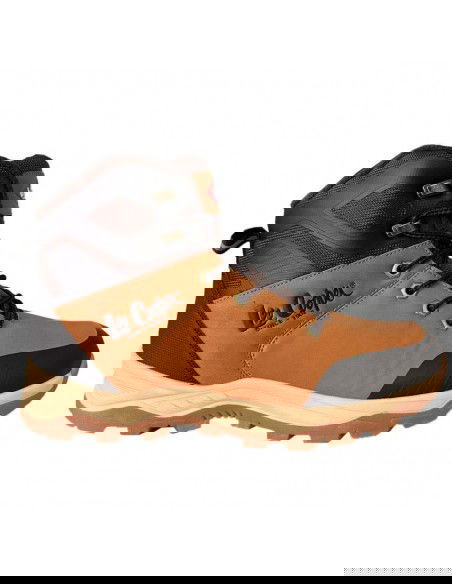 Lee Cooper Καφέ Ανδρικά Μποτάκια Αδιάβροχα LCJ-23-01-2046M