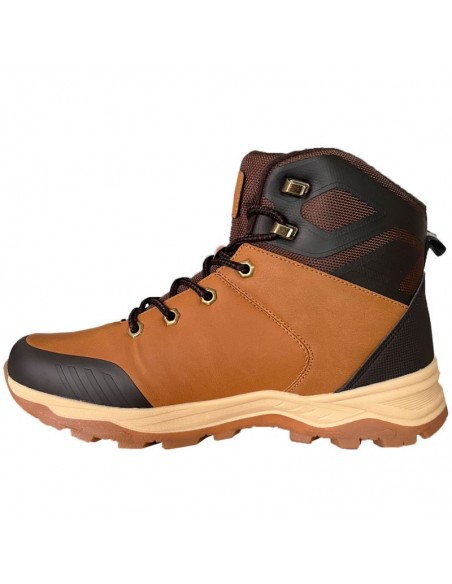 Lee Cooper Καφέ Ανδρικά Μποτάκια Αδιάβροχα LCJ-23-01-2046M