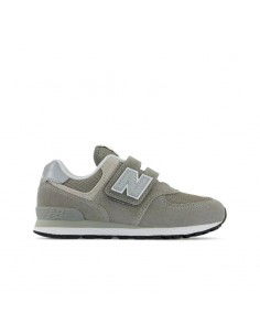 New Balance Παιδικά Sneakers με Σκρατς για Αγόρι Γκρι PV574EVG