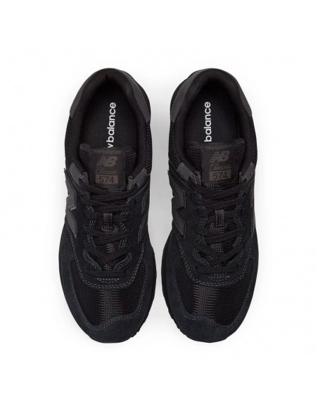 New Balance 574 Ανδρικά Sneakers Μαύρα ML574EVE
