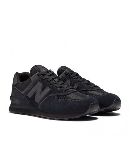 New Balance 574 Ανδρικά Sneakers Μαύρα ML574EVE