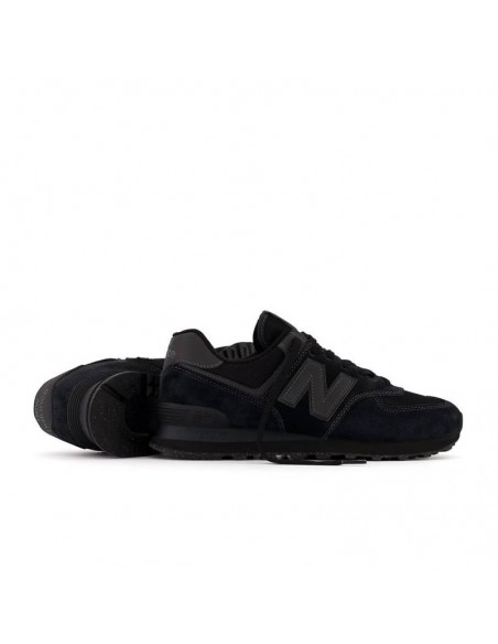 New Balance 574 Ανδρικά Sneakers Μαύρα ML574EVE